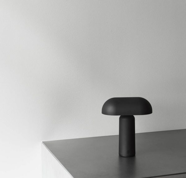 NORMANN COPENHAGEN Porta Portable Table Lamp, Black