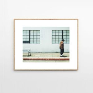 THE POSTER CLUB Christina Kayser O., Santa Monica Man, Poster Art Print, 40x50cm