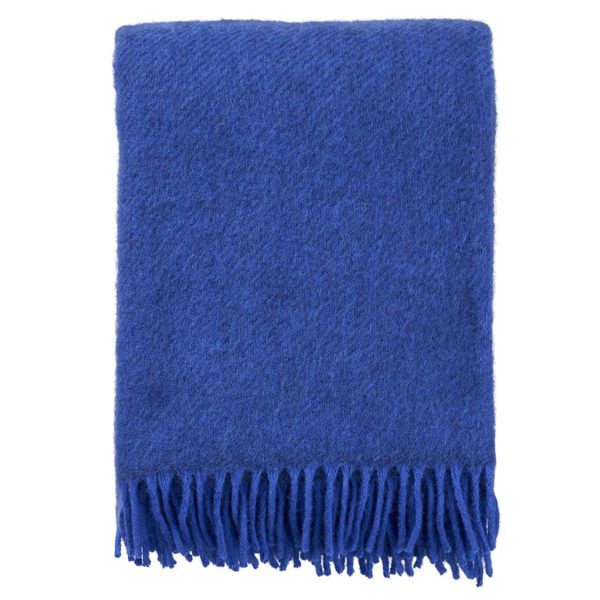 KLIPPAN Gotland Throw Blanket, Blue