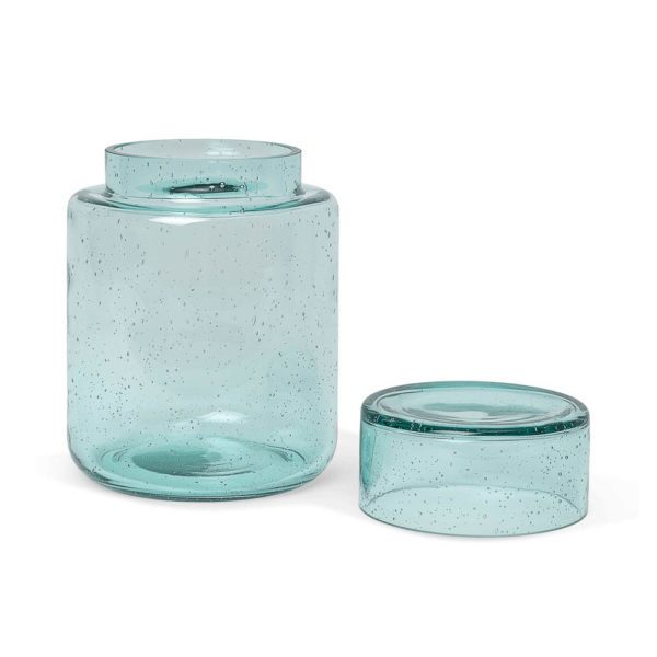 ferm LIVING Oli Water Glass Tall, Recycled Glass