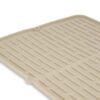 DESIGNSTUFF Folding Silicone Drying Mat Large w/ Drainage Mouth, Sand