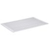 DESIGNSTUFF Silicone Fold Dish Drying Rack, White