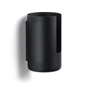 ZONE DENMARK Rim Toilet Paper Storage for Wall, D13x21cm, Black