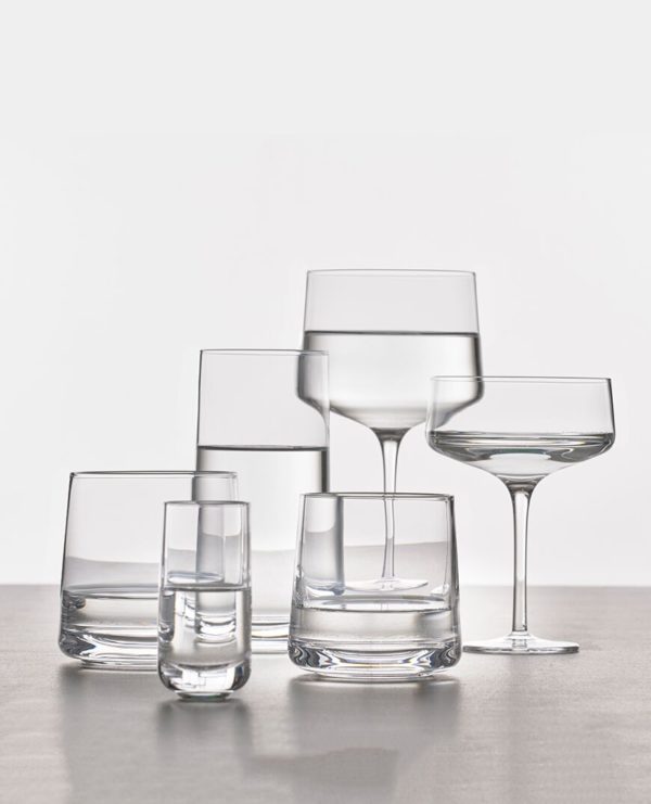 ZONE DENMARK Rocks Cocktail Crystal Glass, Set of 2, D9xH14cm