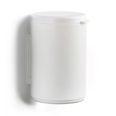 ZONE DENMARK Rim 3.3L Toilet Bin for Wall, D19cm, White