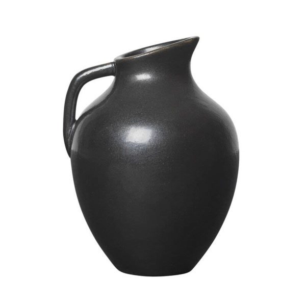 ferm LIVING Ary Mini Vase, Medium, Charcoal