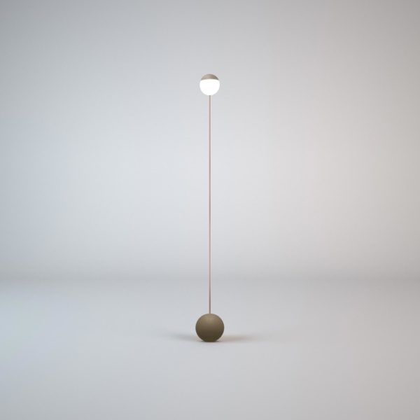 MADE BY PEN Sway Floor Lamp, Warm Grey