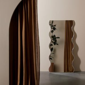 MIDDLE OF NOWHERE Artemis Mirror, Sand, 80x165cm