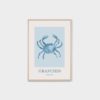 PRE-ORDER | MIDDLE OF NOWHERE Sea Creature Blue 2 Framed Print, 87x122cm