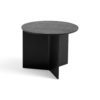 PRE-ORDER | HAY Slit Round Side Table, Wood, Black