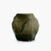 NEW WORKS Blaehr Vase Large, Smoked Green Glass