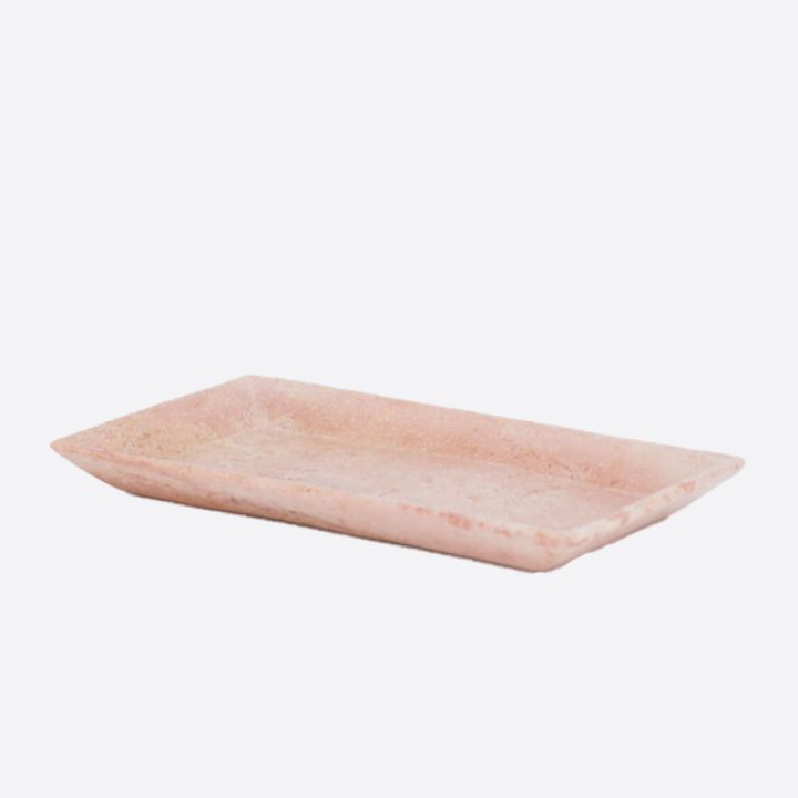 ASILI Tray in Pink Soapstone