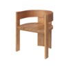 PRE-ORDER | KRISTINA DAM STUDIO Collector Dining Chair, Oiled Dark Oak