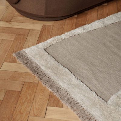 ferm LIVING Alley Wool Rug, Natural – 2 Sizes