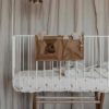 BAISIK Baby Bed Pocket and cot storage in Tan installed on a baby room