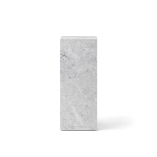 PRE-ORDER | AUDO CPH (Ex MENU) Plinth Pedestal, White Carrara Marble