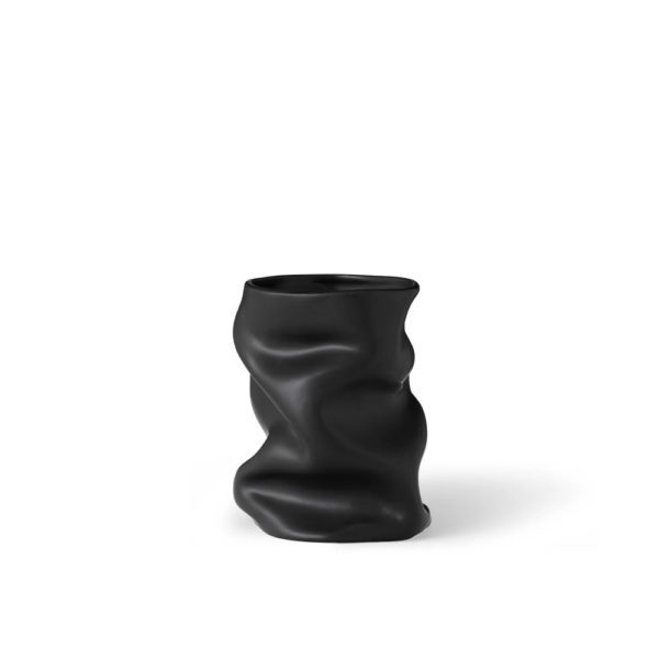 AUDO CPH (ex MENU) Collapse Vase, H20cm, Black