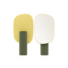 OSC Vase Makeup Mirror, Yellow Green | Designstuff