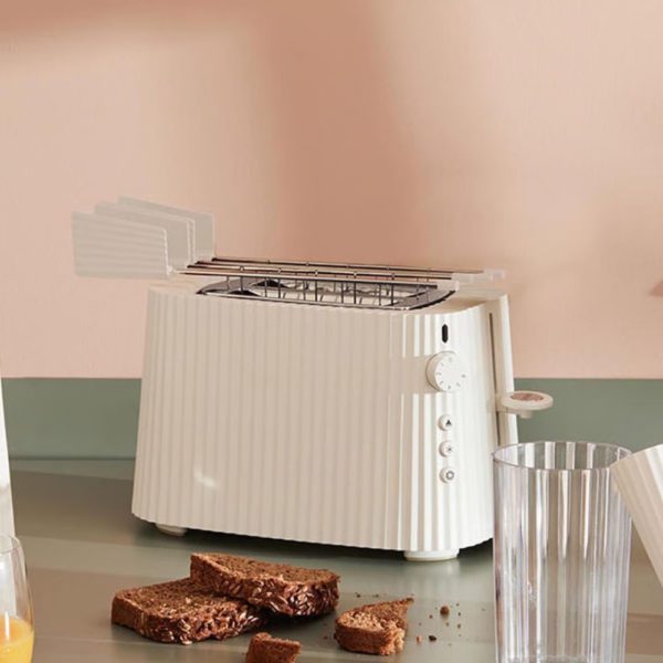 ALESSI Plisse Toaster, White