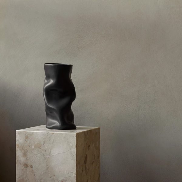 AUDO CPH (ex MENU) Collapse Vase, H30cm, Black