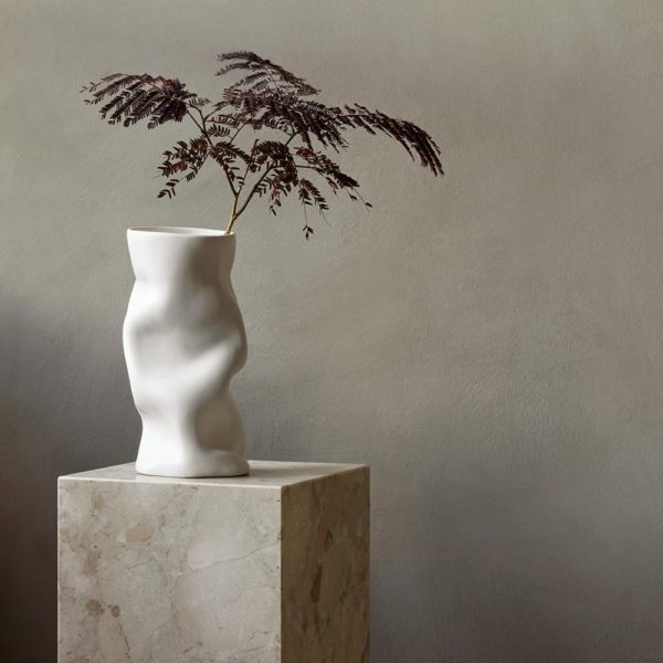 AUDO CPH (ex MENU) Collapse Vase, H30cm, White