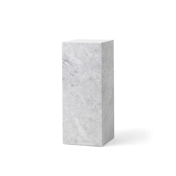 PRE-ORDER | AUDO CPH (Ex MENU) Plinth Pedestal, White Carrara Marble