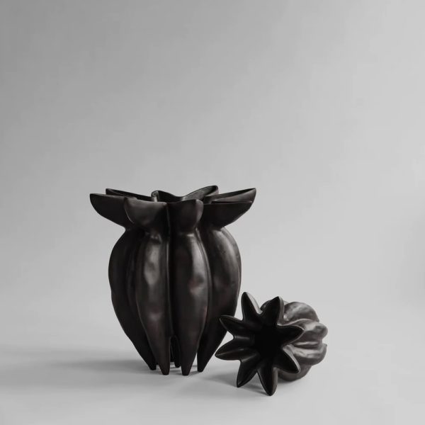 101 COPENHAGEN Lotus Vase Mini, H35cm, Coffee