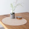 LIND DNA Nupo Table Placemat Circle, Sand