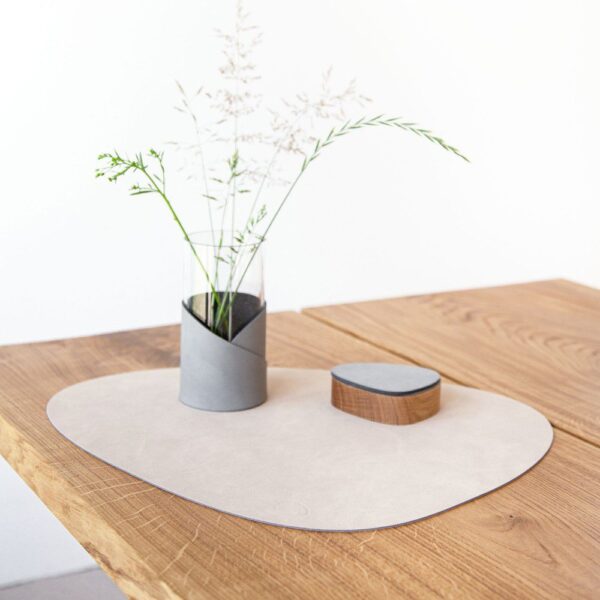 LIND DNA Nupo Curve Table Placemat L, Sand
