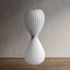 PRE-ORDER | TOM ROSSAU TR10 Pendant Light, White Plastic, 40x100cm