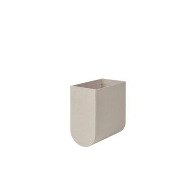 KRISTINA DAM STUDIO Curved Box, Extra Small, Grey