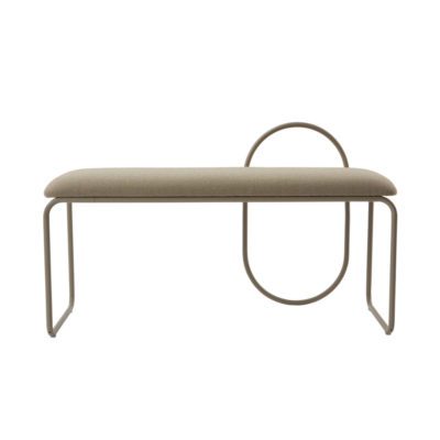 AYTM Angui Bench, Taupe Boucle, L110cm