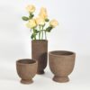 AYTM Terra Flower Pot/Vase, H20cm, Java Brown