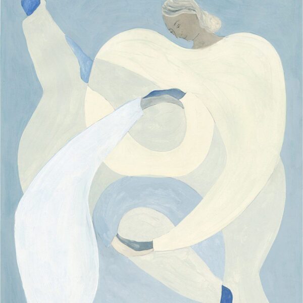 THE POSTER CLUB Sofia Lind, Hold You, Blue Art Print, A5
