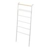 Yamazaki Tower leaning ladder and shelf in white