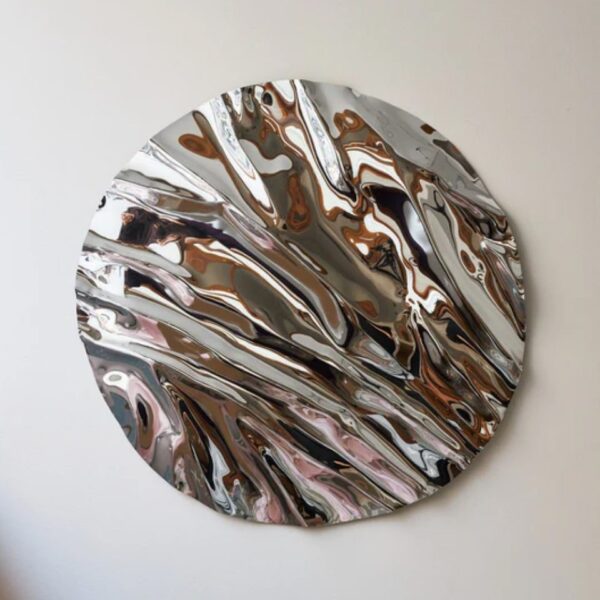 Caia Leifsdotter Round Psychedelic Mirror/Wall Sculpture