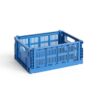 Colour crate storage box medium size in electric blue
