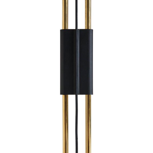 A packshot details of Matin Floor Lamp with polished brass finish