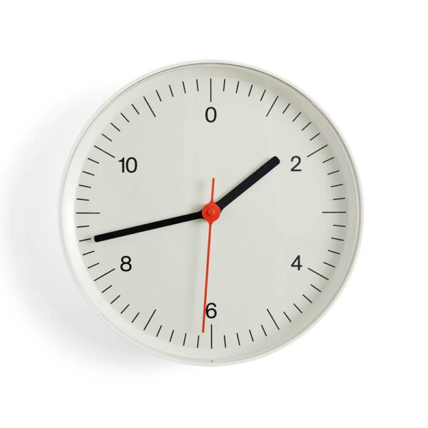 White wall clock by Hay