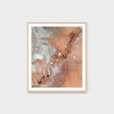 Aerial Salt Flats framed wall art print