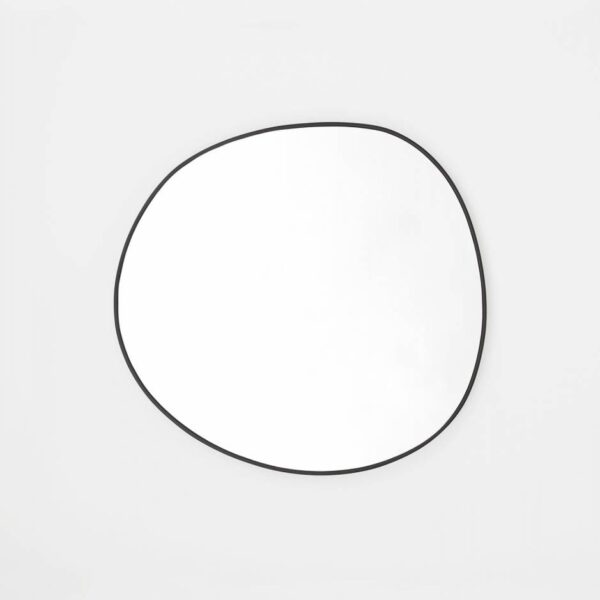 MIDDLE OF NOWHERE Organic Mirror, 90x95cm, Black