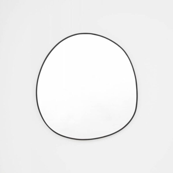 MIDDLE OF NOWHERE Organic Mirror, 90x95cm, Black