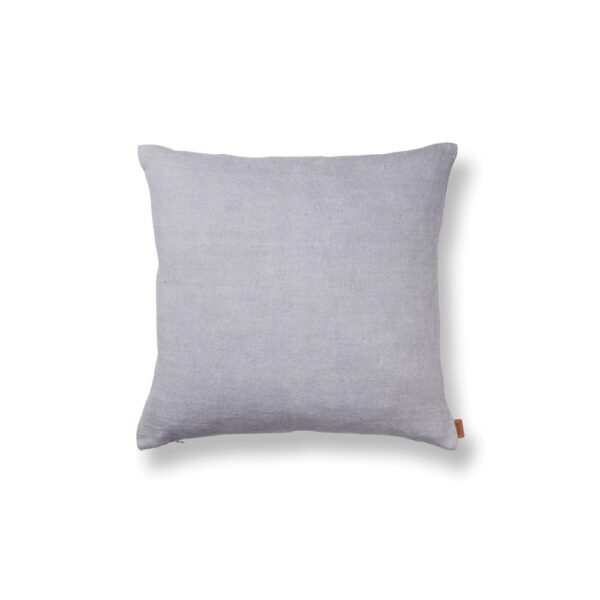 ferm LIVING Heavy Linen Cushion, Lilac on white background