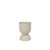 ferm LIVING Hourglass Flower Pot, Extra Small H30cm, Cashmere