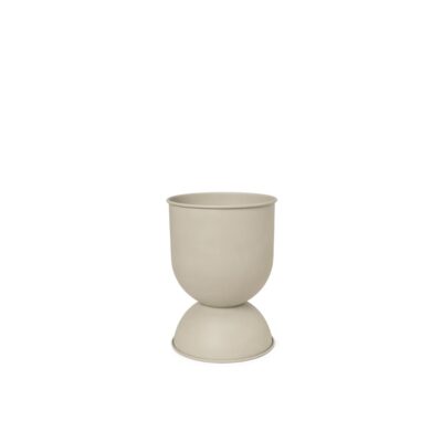 ferm LIVING Hourglass Flower Pot, H30cm Extra Small, Cashmere