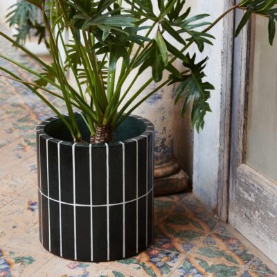 ferm LIVING Pillar Plant Pot, Dark Green_2