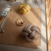 PRE-ORDER | DESIGN HOUSE STOCKHOLM Knot Floor Cushion, Brown - 2 Sizes