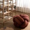 PRE-ORDER | DESIGN HOUSE STOCKHOLM Knot Floor Cushion, Ochre - 2 Sizes