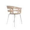 PRE-ORDER | DESIGN HOUSE STOCKHOLM Wick Chair Swivel w/ Wheels, Black/Grey