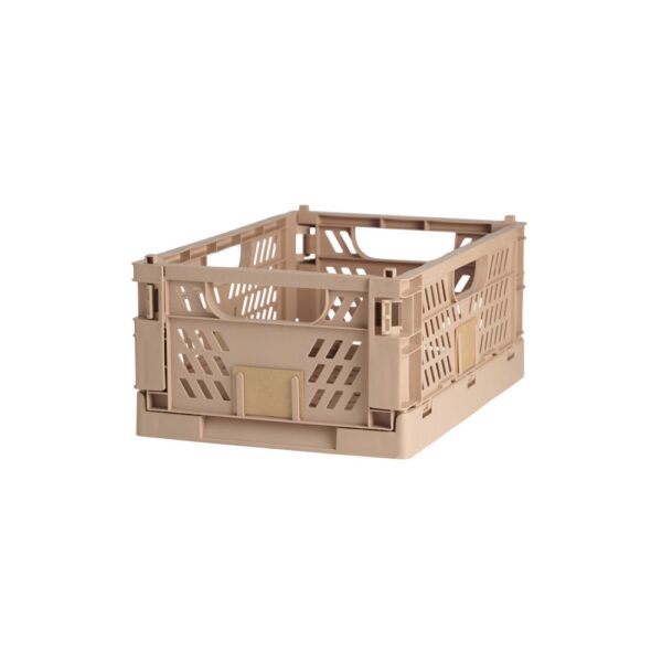DESIGNSTUFF Slant Collapsible Crate, L, 50x33cm, Tuscany